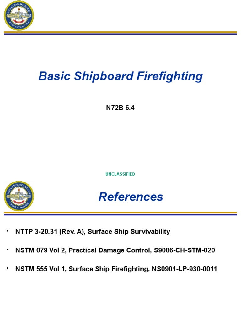 Shipboard Firefighting Basics | PDF | Fires | Firefighting