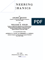 Engineering Mechanics Higdon Stiles 1949