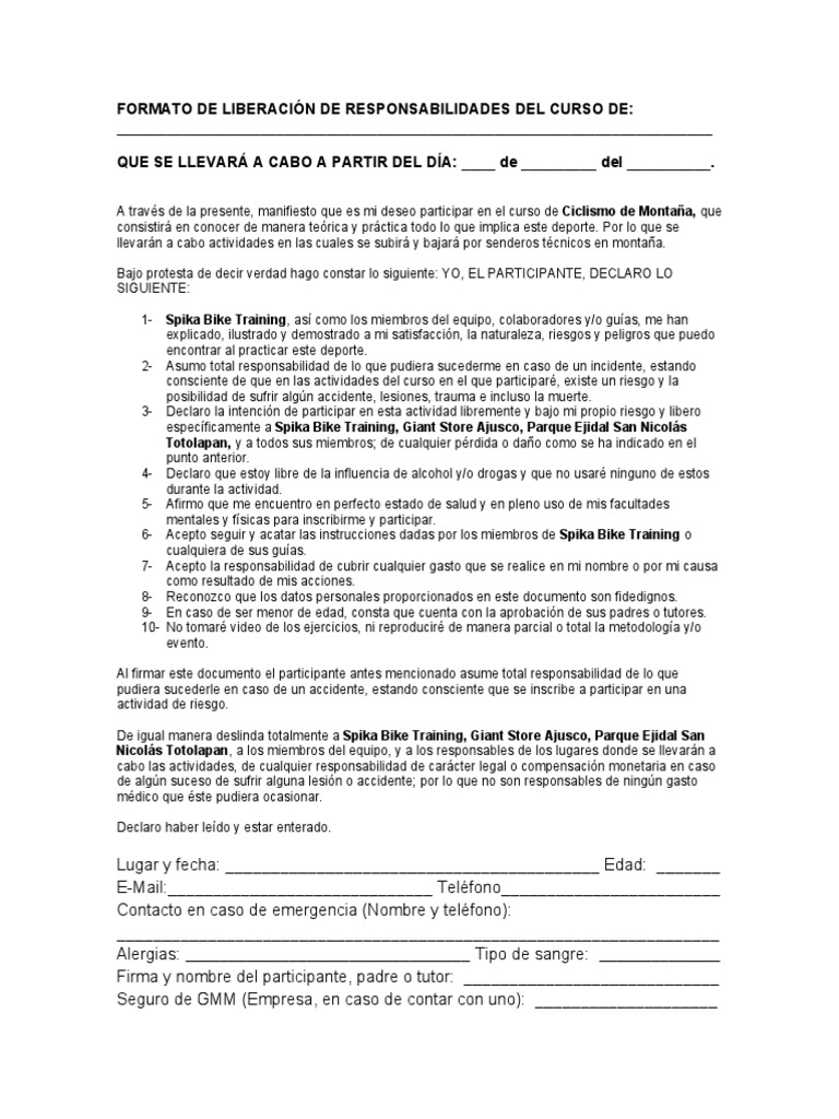 carta-responsiva-curso-de-ciclismo-spika-bike-training-giant-y-ajusco