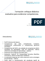Criterios de Formación Enfoque Didáctico Evaluativo para Evidenciar Competencias