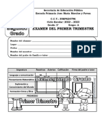 Examen Del Primer Trimestre