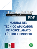 Manual Del Técnico Aplicador de Porcelanato Líquido México