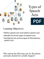 Types of Speech Acts