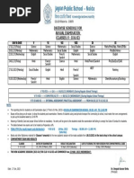 Date Sheet Annual Exam 2023 (JPS)