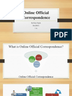 Online Official Correspondence