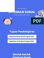 Integrasi Sosial - Bentuk-Bentuk Integrasi Sosial