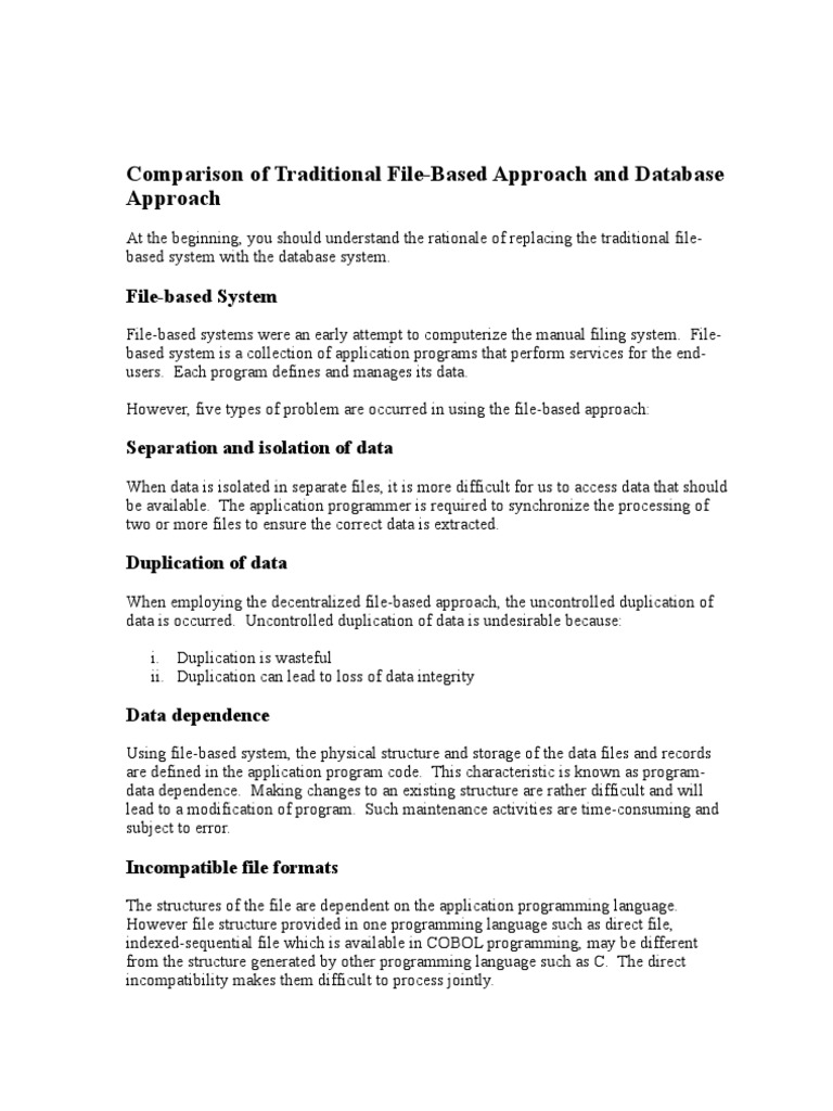 Report based database picture