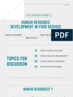 SFSM - Human Resource Dev. in Food Service - Gastador - Estanislao