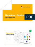 Marketing - C2 - Segmentare, Targetare - 2 - Seminar