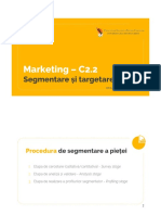 Marketing - C2 - Segmentare, Targetare - 2