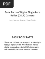 Basic Parts of Digital Single Lens Reflex (DSLR) Camera