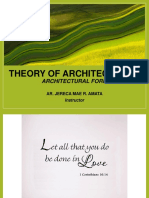Theory of Architecture 1 - Architectural Form