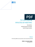 Meeting Minutes