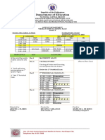 Science 8 weekly plan for 2nd quarter exams