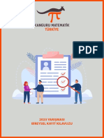 Kanguru Matematik Bireysel Kayıt Kılavuzu (Ekran Görüntülü)