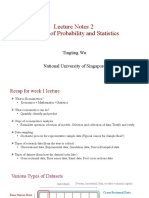 Lecture 2 Review of Probability and Statistics
