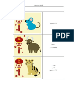 Fun Cute Languageor Animal Activity 12 Chinese Zodiac Animals