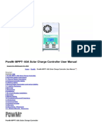 MPPT 60a Solar Charge Controller Manual