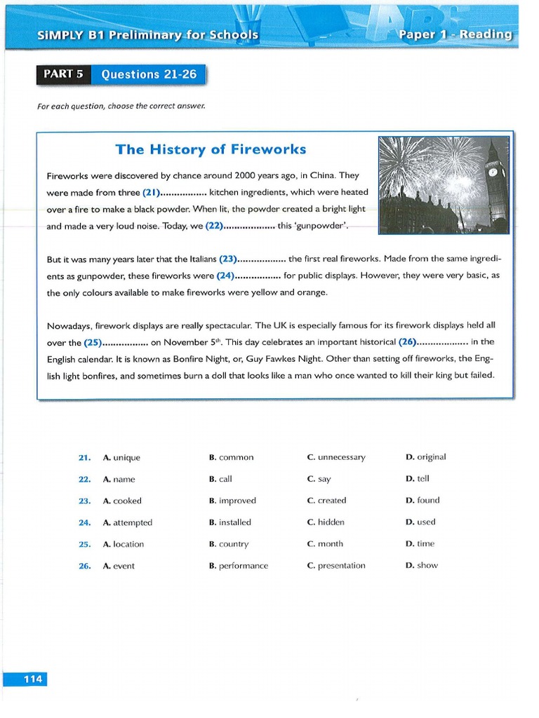 Test 7 Part 5 | PDF