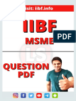 Msme Question PDF