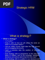 Strategic HRM