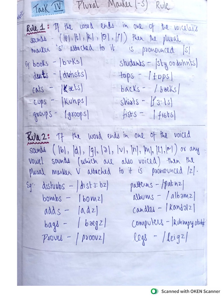 English Lab Tasks | PDF