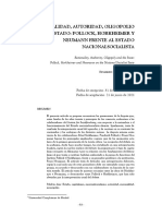 Racionalidad, Autoridad, Oligopolio Y Estado: Pollock, Horkheimer Y Neumann Frente Al Estado Nacionalsocialista