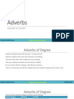 Adverbs of Degree