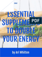 Essential Supplements To Double Your Energy A Quick Guide Energy Essentials Version2