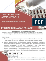 Etik Dalam Perawatan Paliatif