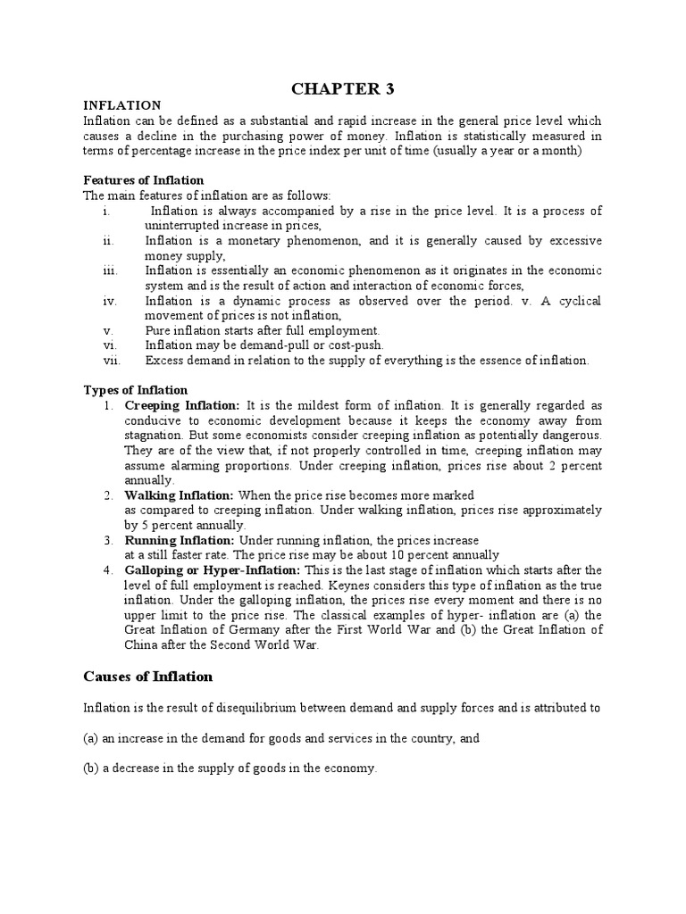 Introduction To Money and Banking PDF Inflation Interest