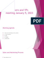 Brokers and VPs Meeting January 5 2023