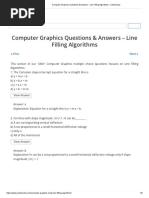 Computer Graphics Questions & Answers - Line Filling Algorithms - Sanfoundry