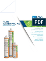 Filtri Water Pro Ag: Modelli AG3 - AG11 - AG32