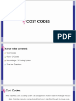 Cost Codes