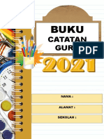 Buku Catatan Guru (Design 4)