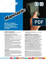 Ficha Técnica - Argamassa de Impermeabilização Mapei Mapelastic (FR)