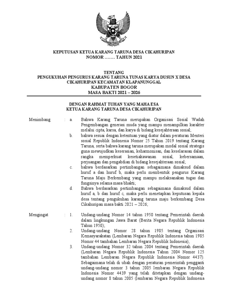 SK Tunas Karya Dusun X PDF