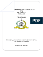 Revisi Pembuatan Proposal Yayasan. Lmbg. Pendidikan. Sekolah THN 2020