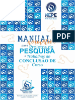 Manual Normativo para Projetos de Pesquisa e TCC Definitivo