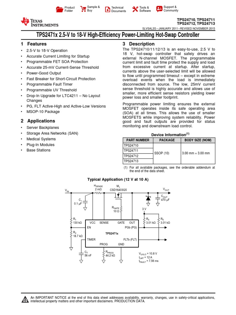 Tps 24713 PDF Electrostatic Discharge Mosfet