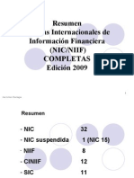 Resumen de Las NIC-NIIF