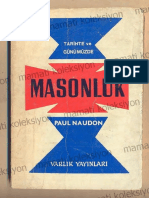 Paul Naudon - Masonluk