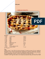 Procedure Text-California Raisin Pie