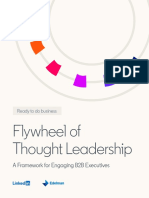 The flywheel of B2B thought leadership for reaching key decision makers
