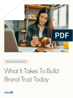 What It Takes To Build Brand Trust Today May21