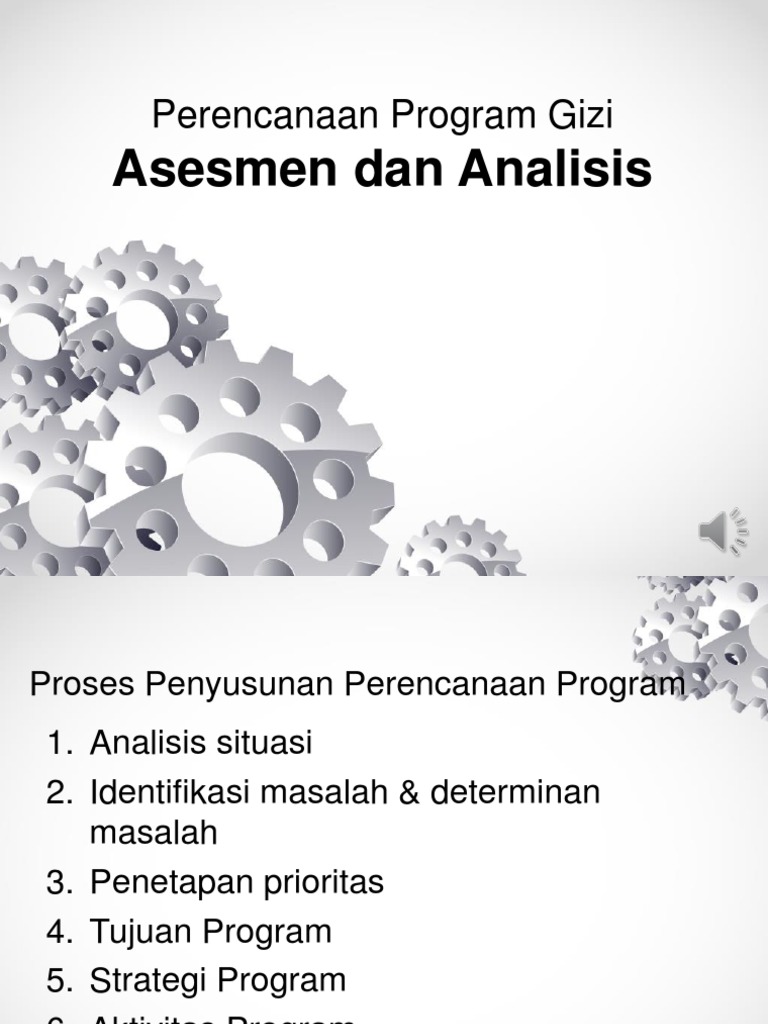 Perencanaan Program Gizi Terstruktur | PDF | Karier & Perkembangan ...