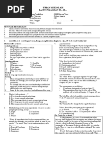 Soal US Bhs Inggris Kelas XII