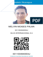 InformeCredencialTrabajador Melvin Palma