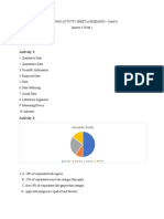 Grade 8 Research Activity Data and Graphs